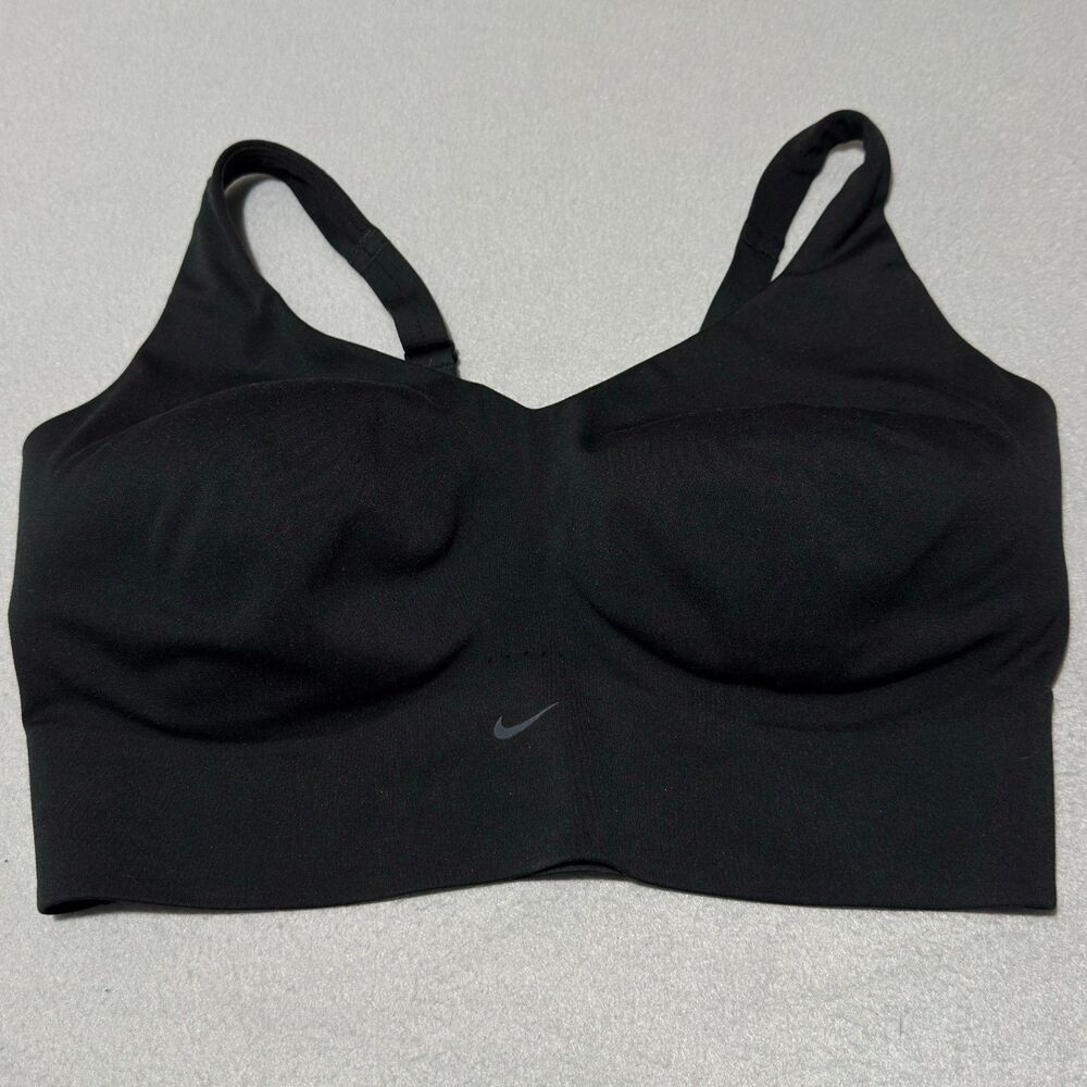Nike Alate Dri Fit Bra Womens M F-G Black Wireless Padded Convertible Straps
